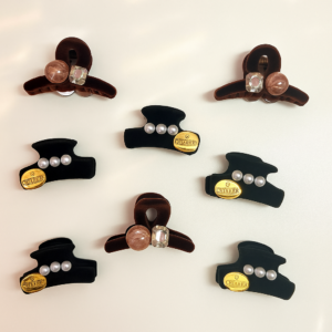 Small Velvet Claw Clips Earrings