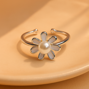 Daisy Blossom Adjustable Ring Earrings